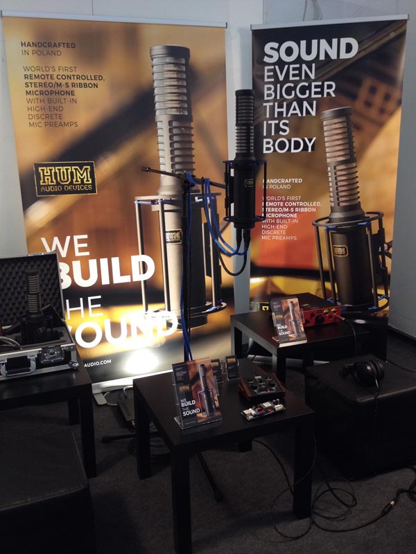 HUM Audio Devices booth at Musikmesse Frankfurth 2017