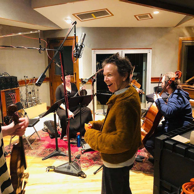 Laurie Anderson, Marc Urselli session with RS-2, East Side Sound Studio, USA