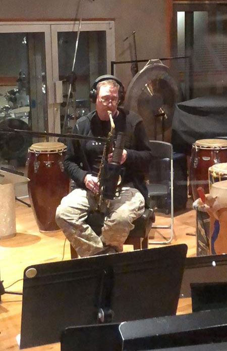 John Zorn, Marc Urselli session with RS-2, East Side Sound Studio, USA